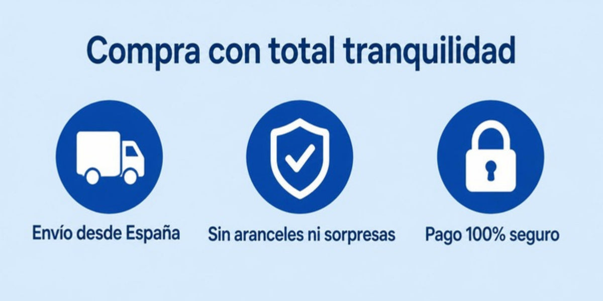 Banner confianza - Compra con total tranquilidad